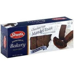 STREITS: Mandel Toast Choc Nut, 6 oz