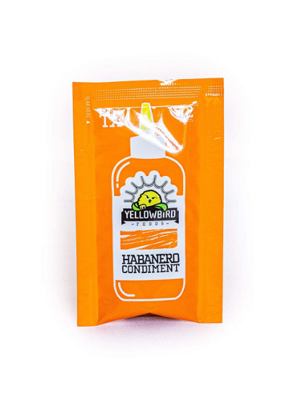 YELLOWBIRD SAUCE: Habanero Condiment Single Serve Packet 200Ct, 12 gm