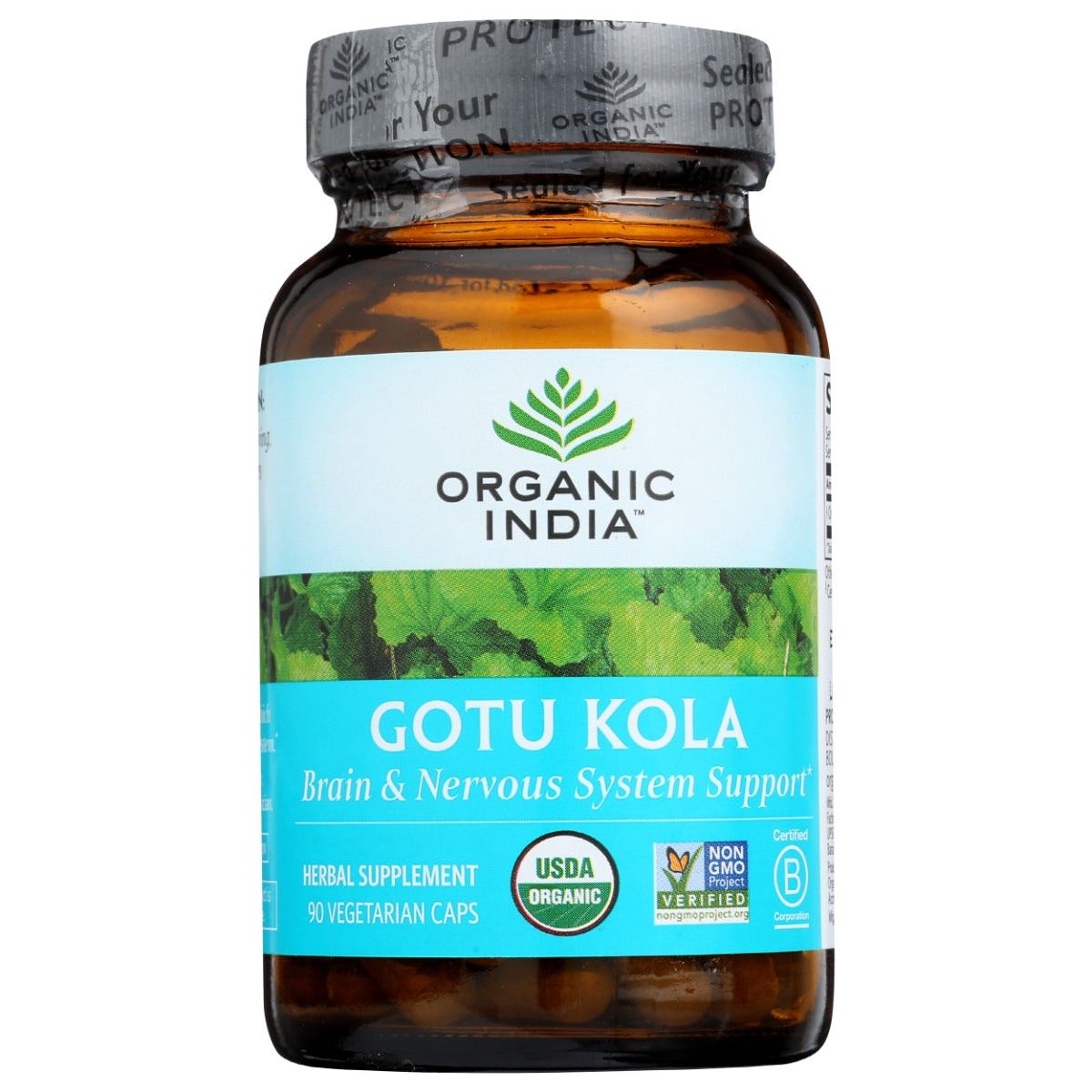 ORGANIC INDIA: Gotu Kola Herbal Supplement, 90 cp