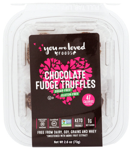 YOU ARE LOVED FOODS: Truffle Choc Fudge, 2.6 oz