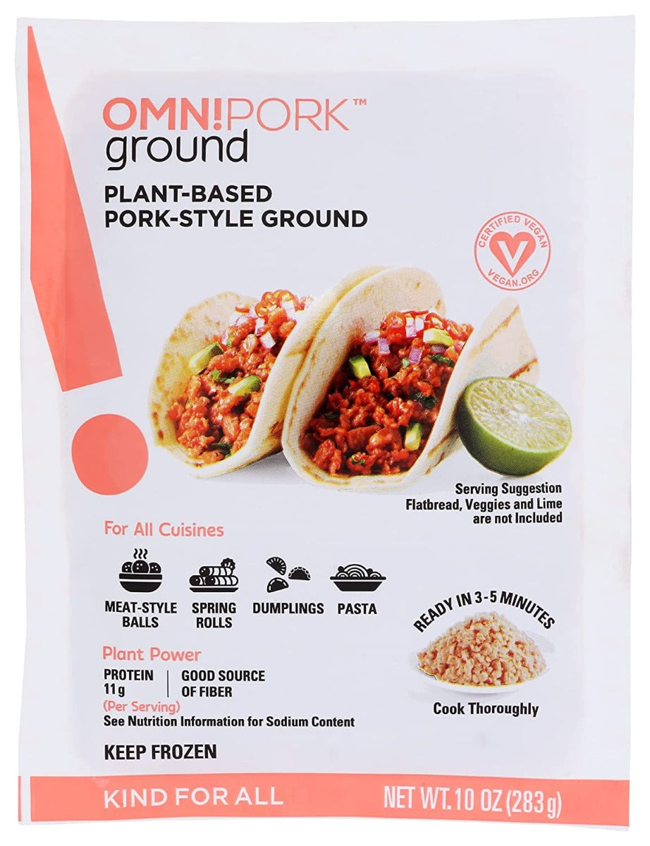OMNI FOODS: Omnipork Plant Based Pork Style Grounds, 10 oz