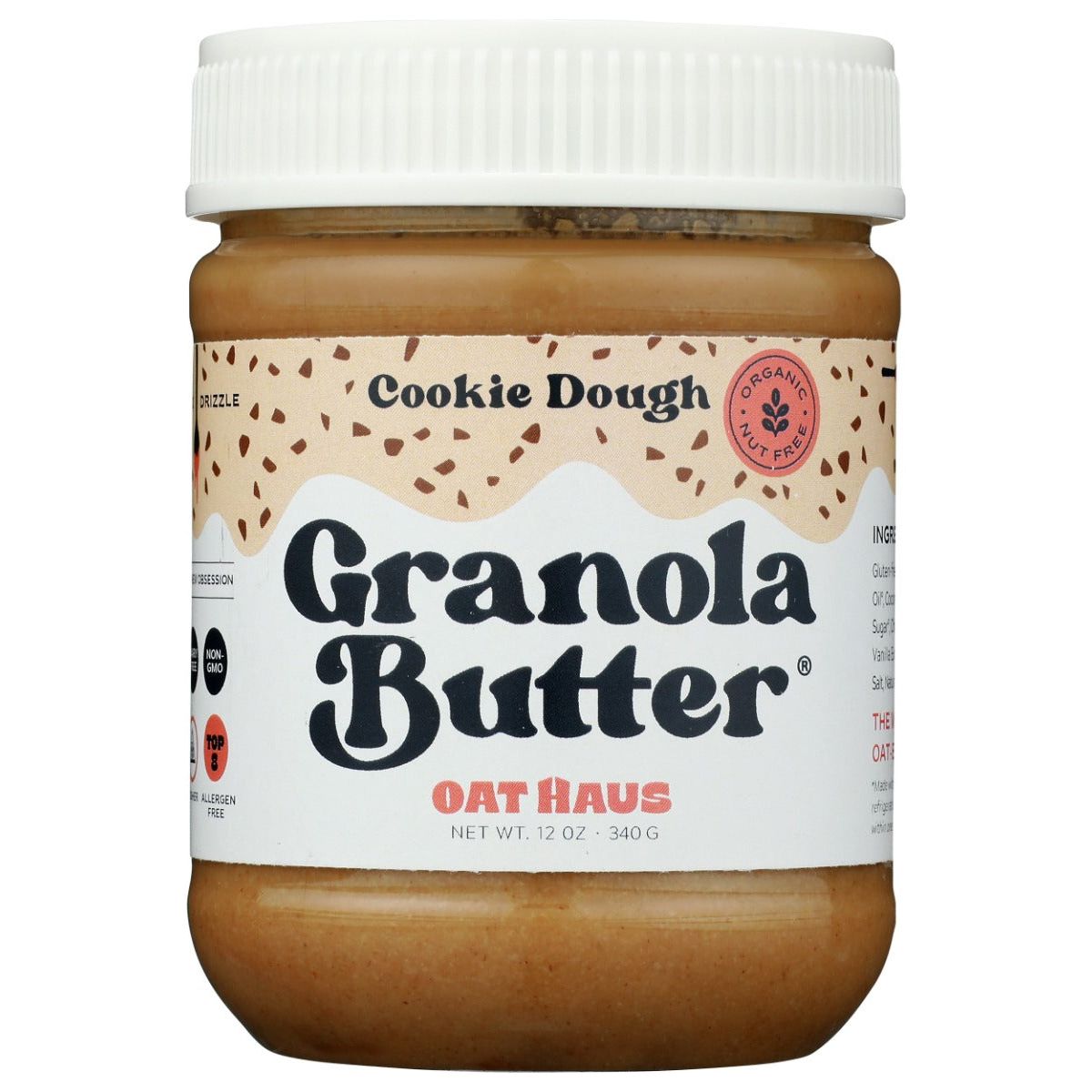 OAT HAUS: Cookie Dough Granola Butter, 12 OZ