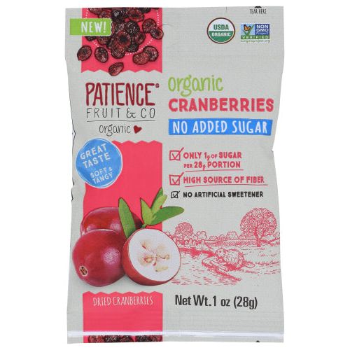 PATIENCE FRUIT & CO: Cranberry Dried Nsa Caddy,  1oz