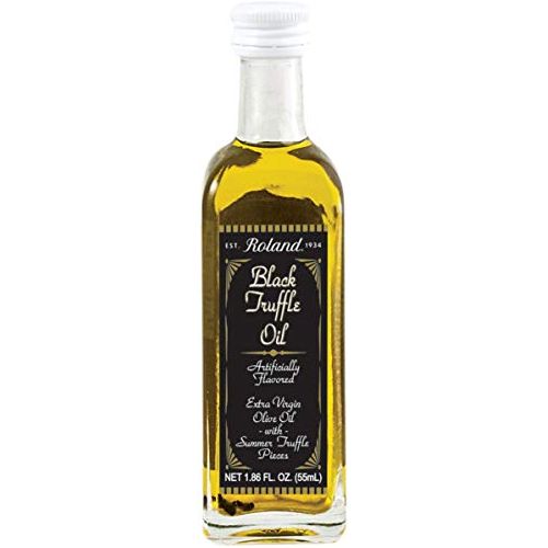ROLAND: Black Truffle Oil Extra Virgin Olive Oil With Black Truffle Pieces, 1.86 oz