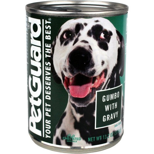 PETGUARD: Gumbo with Gravy Canned Dog Food, 13.2 oz