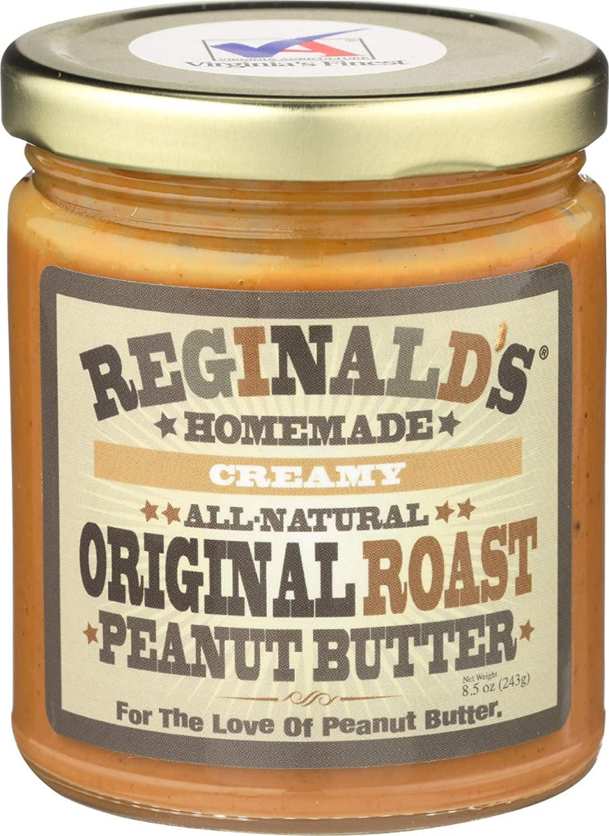 REGINALDS HOMEMADE: Original Roast Peanut Butter, 8.5 oz
