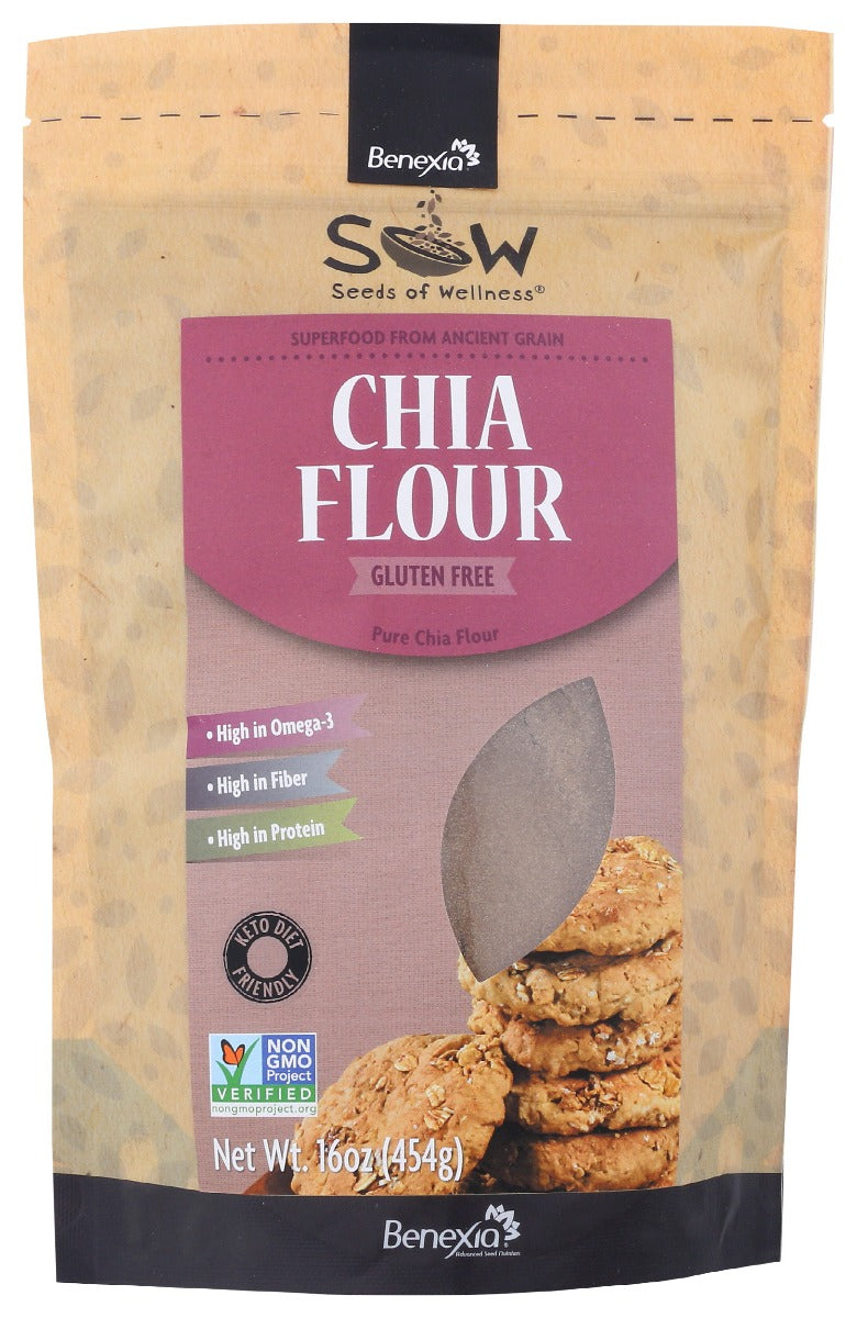 SOW: Pure Chia Flour, 16 oz