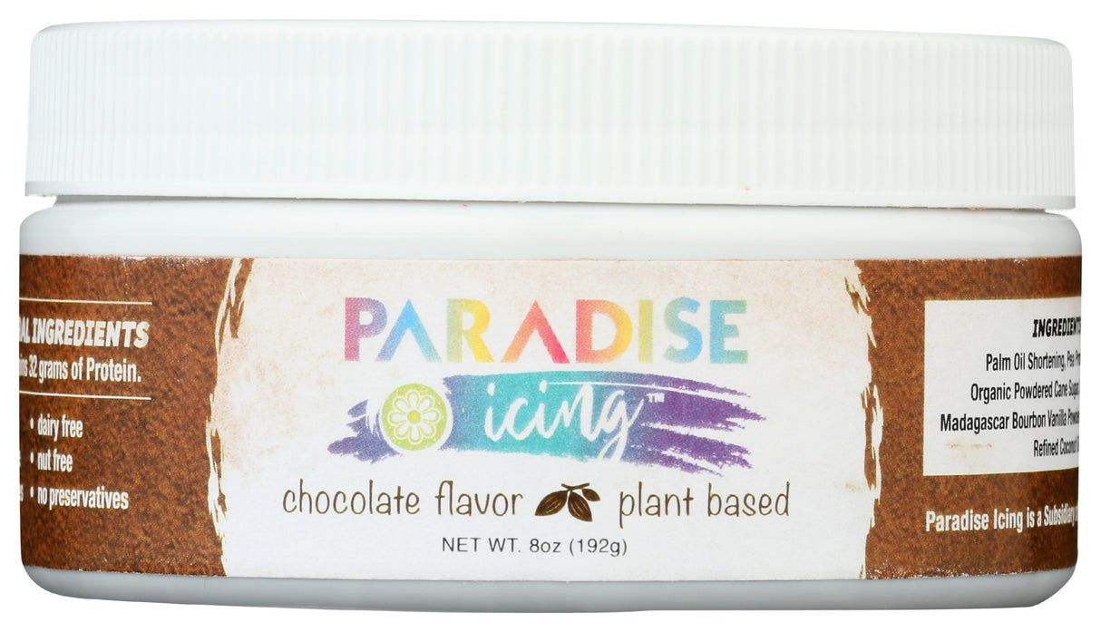 PARADISE ICING: Chocolate Flavor, 8 oz