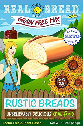 REAL BREAD: Grain Free Rustic Bread Mix, 10.2 oz