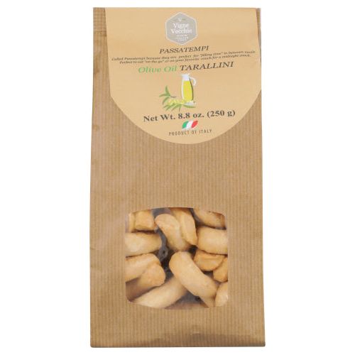 VIGNE VECCHIE: Tarallini with Olive Oil, 8.8 oz