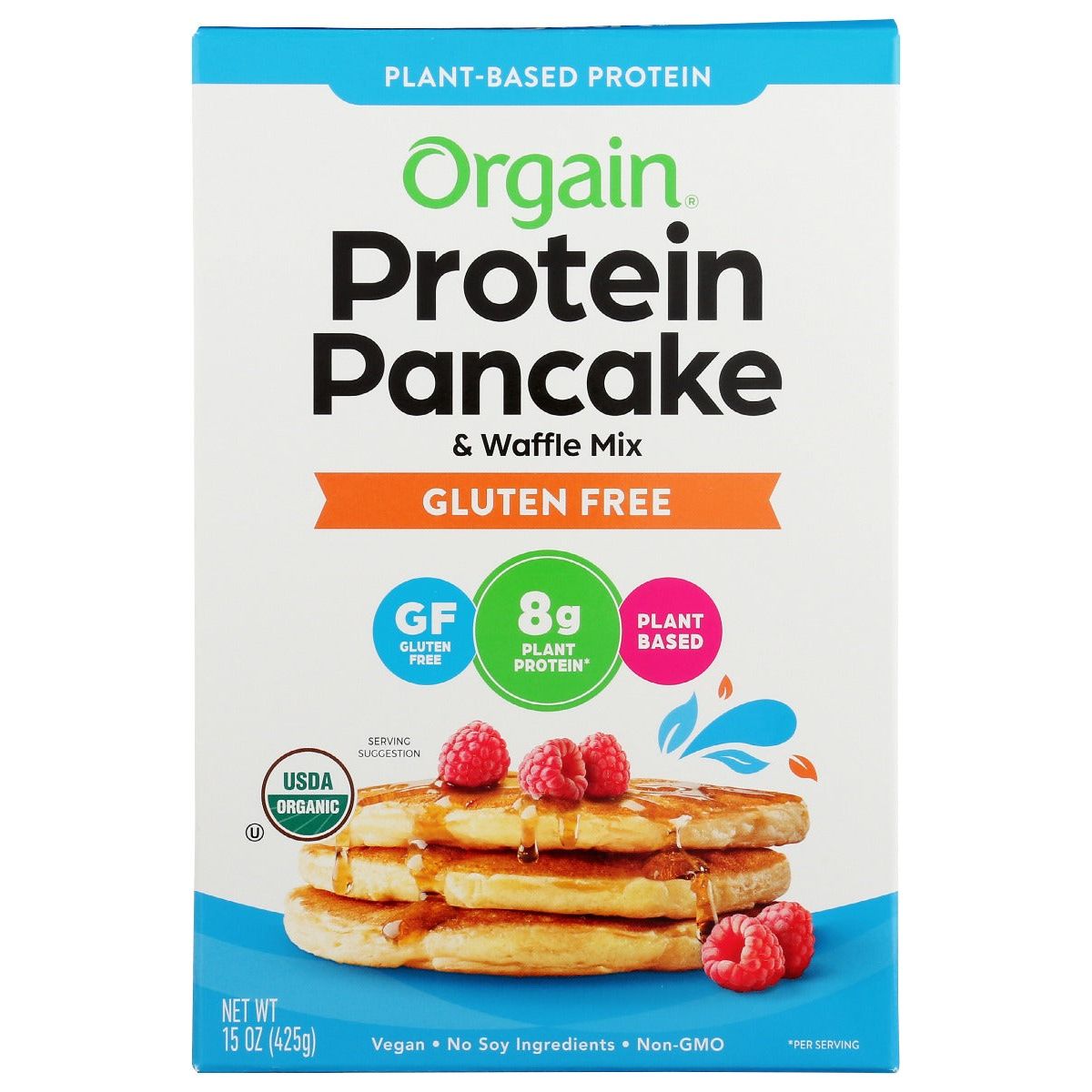 ORGAIN: Prtn Pnck & Wffl Mix Gf, 15 oz