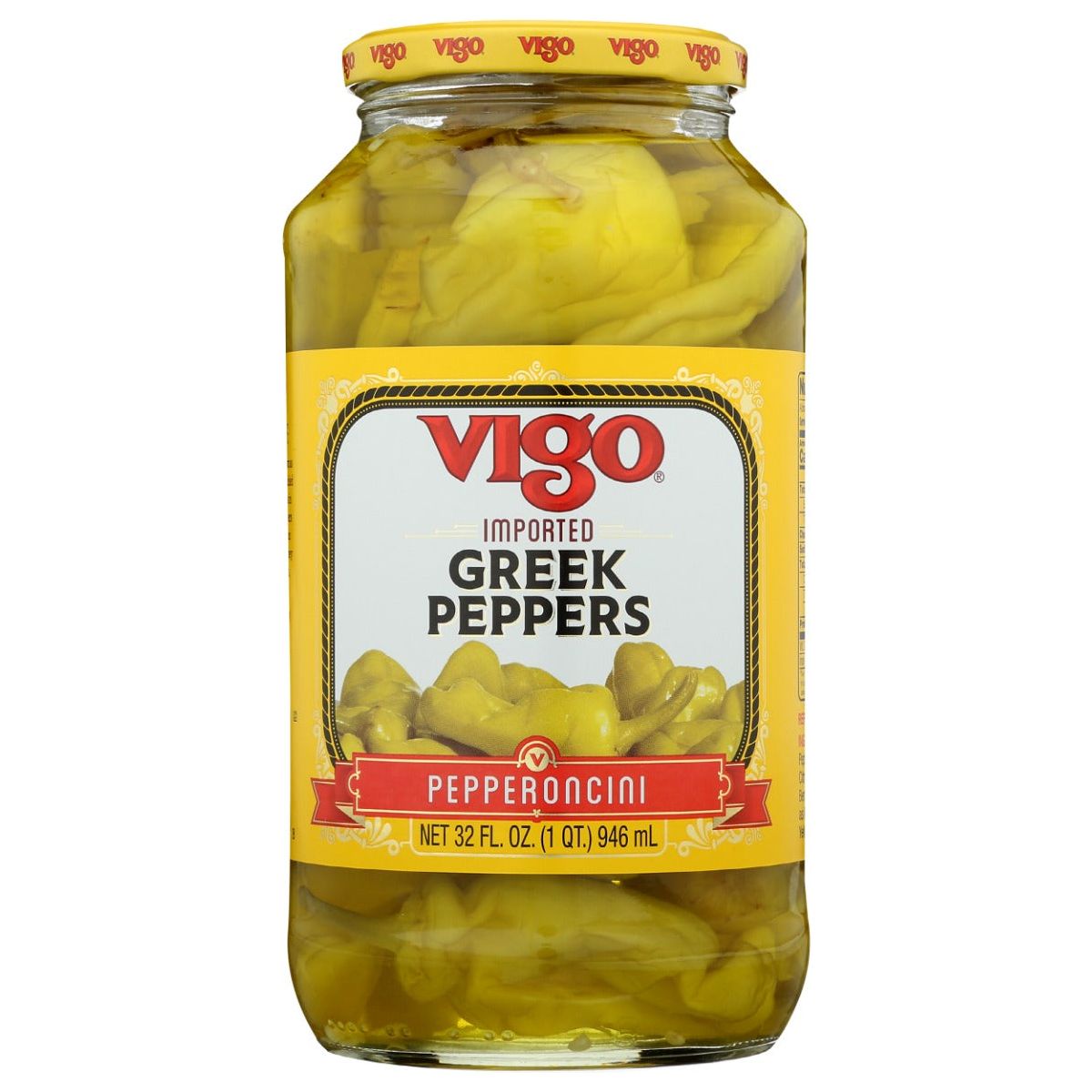 VIGO: Greek Peppers, 32 oz