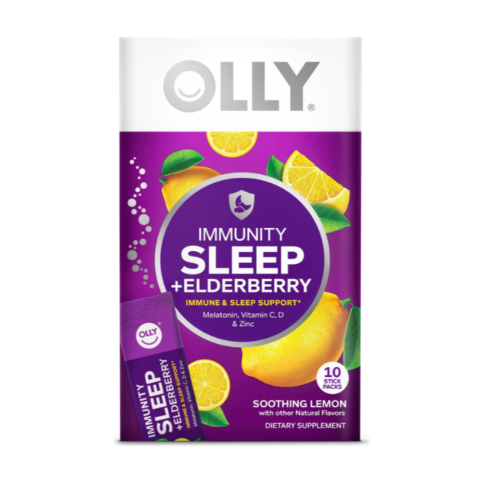 OLLY: Immunity Sleep Elderberry Powder Packs, 10 ea