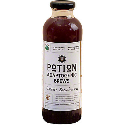 POTION ADAPTOGENIC BREWS: Cosmic Blueberry Beverage, 16 fo