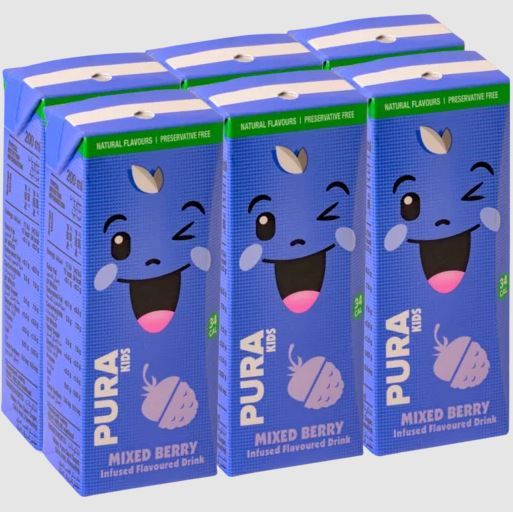 PURA KIDS: Mixed Berry Water, 40.56 fo