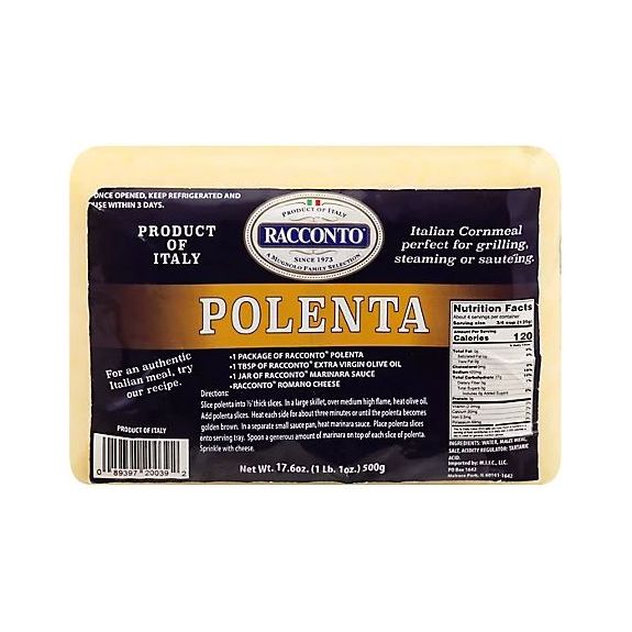 RACCONTO: Polenta, 17.6 oz