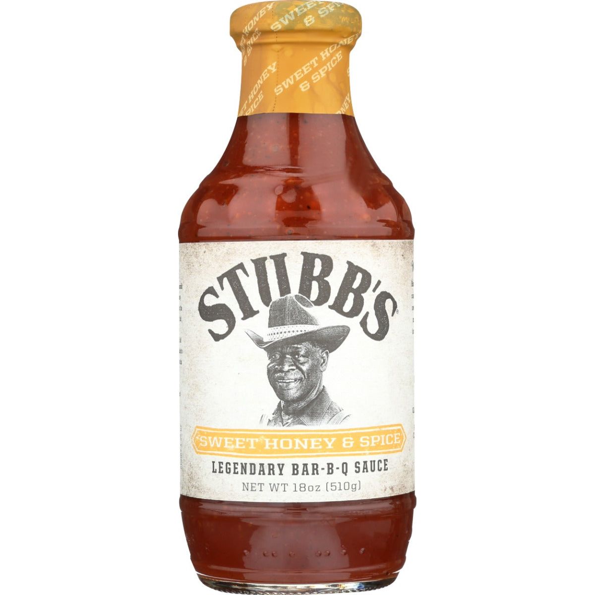 STUBBS: Sweet Honey and Spice Legendary Bar B Q Sauce, 18 oz