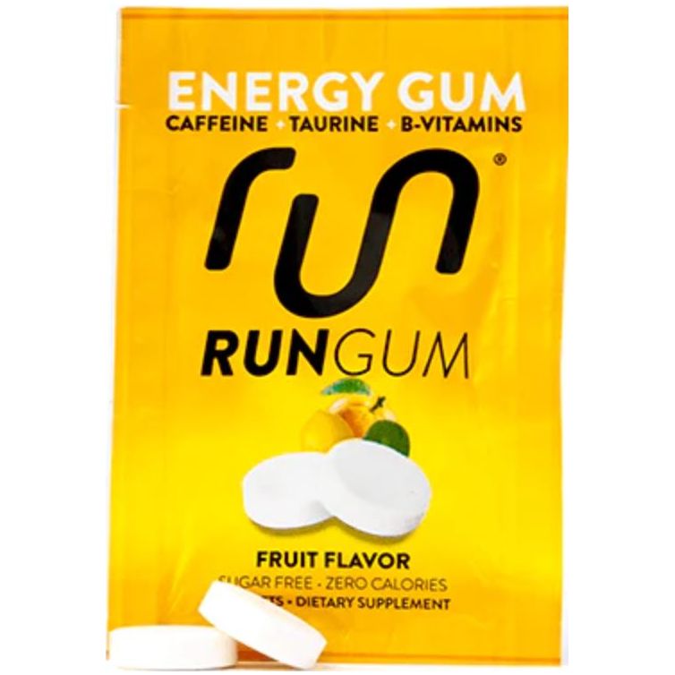 RUN GUM: Fruit Energy Gum, 1 pk