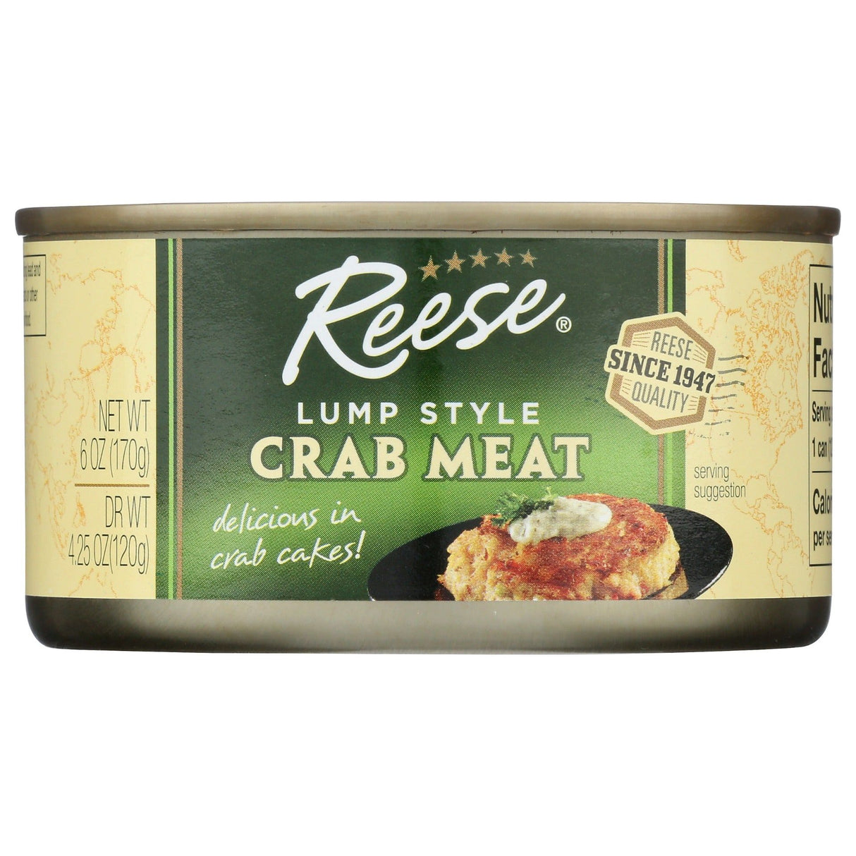 REESE: Lump Style Crabmeat, 6 oz