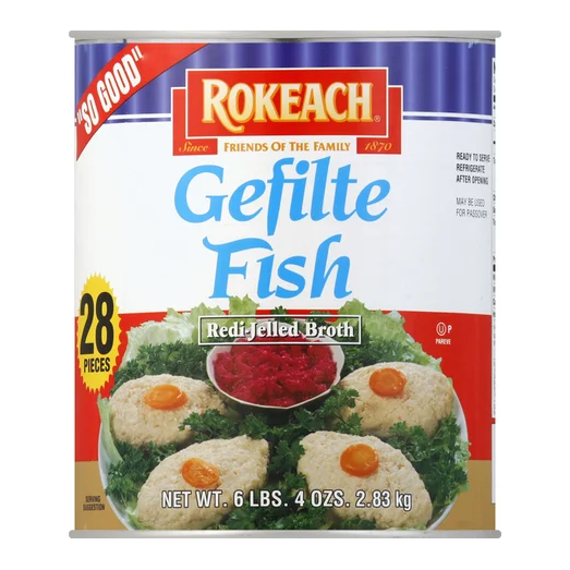 ROKEACH: Gefilte Fish 28 Pc, 6.25 lb