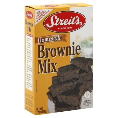 STREITS: Brownie Mix Fudge No Pan, 12 oz