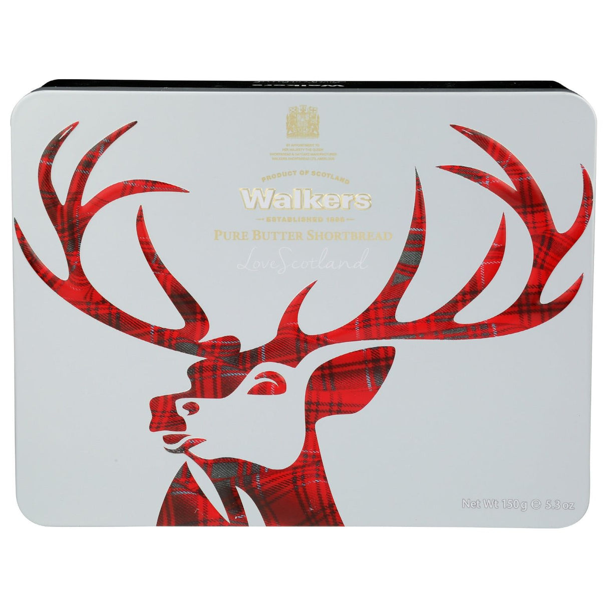 WALKERS: Shortbread Stag Icon Tin, 5.3 oz