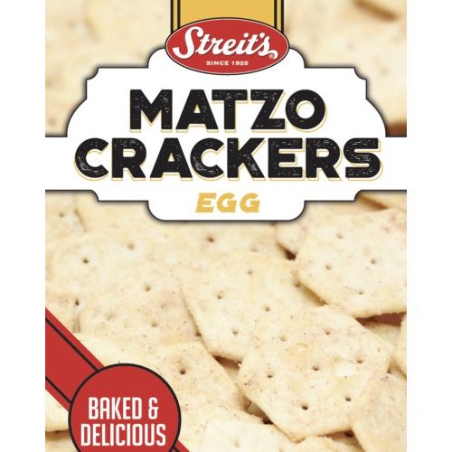 STREITS: Egg Matzo Crackers, 8 oz