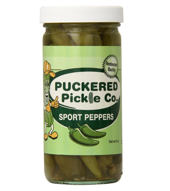 PUCKERED PICKLE: Sport Peppers, 8 oz