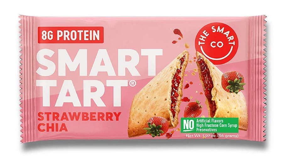 SMART TART: Protein Toaster Pastries Strawberry Chia, 1.97 oz