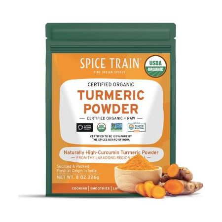 SPICE TRAIN: Organic Turmeric Powder, 8 oz