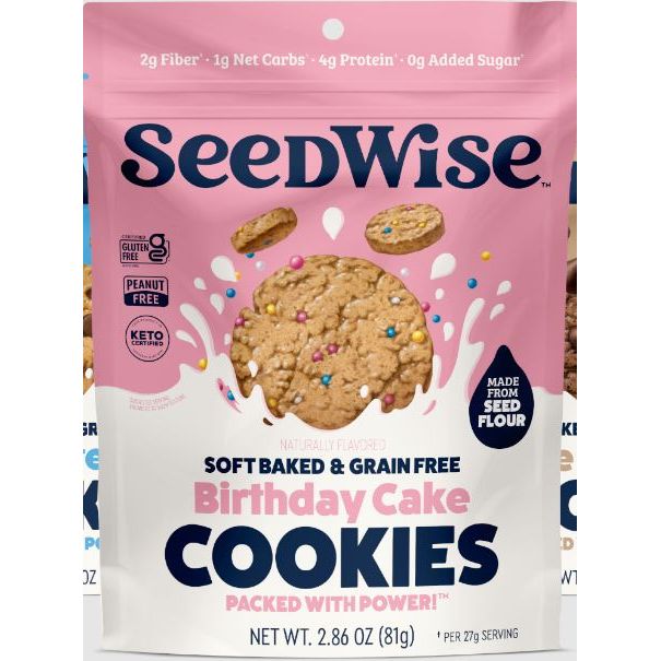 SEEDWISE: Birthday Cake Cookies, 2.85 oz