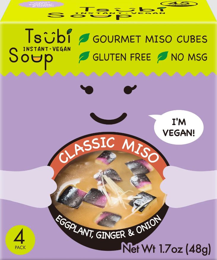 TSUBI SOUP: Classic Miso With Eggplant Ginger Onion, 1.6 oz