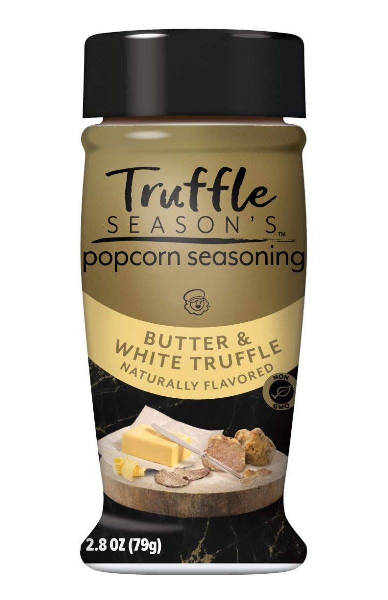 TRUFFLE SEASONS: Butter White Truffle Popcorn Seasoning, 2.8 oz