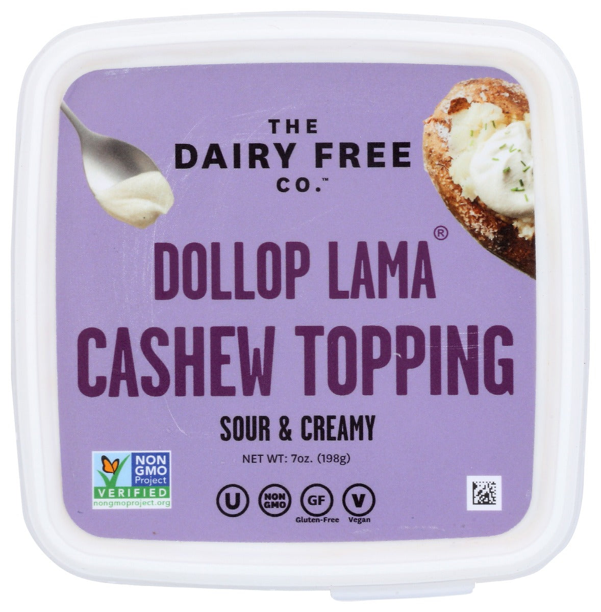 THE DAIRY FREE CO: Dollop Lama Cashew Topping, 7 oz