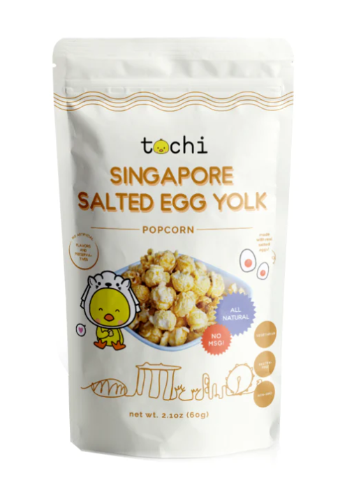 TOCHI SNACKS: Singapore Salted Egg Yolk Popcorn, 60 gm