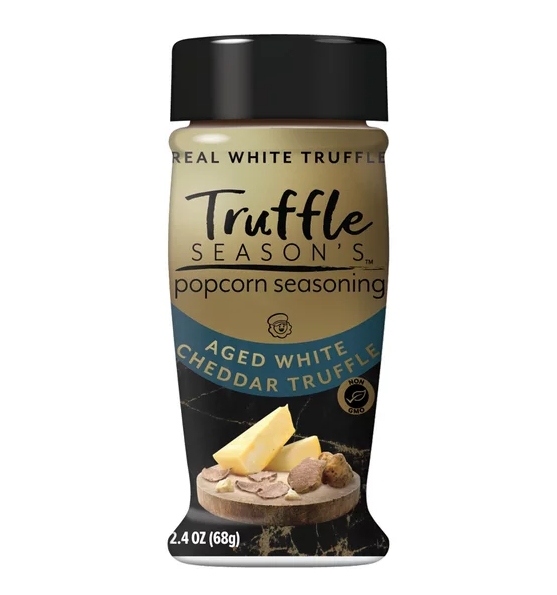 TRUFFLE SEASONS: Aged White Cheddar Truffle, 2.4 oz