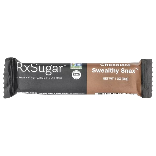 RXSUGAR: Chocolate Swealthy Snax Bar, 1 oz