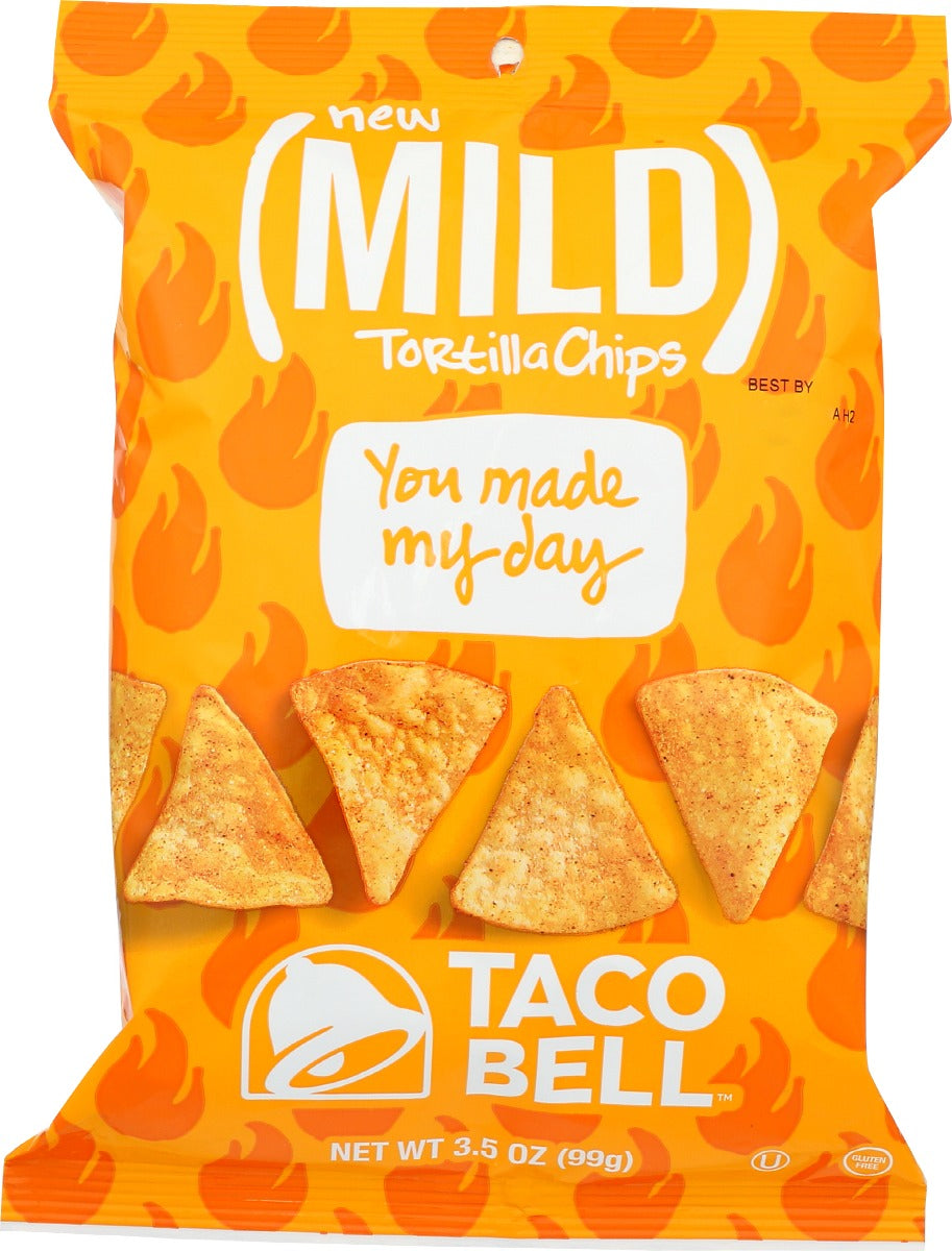 TACO BELL: Mild Tortilla Chips, 3.5 oz