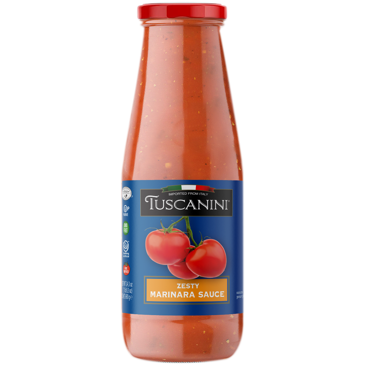 TUSCANINI: Zesty Marinara Sauce, 24.3 oz