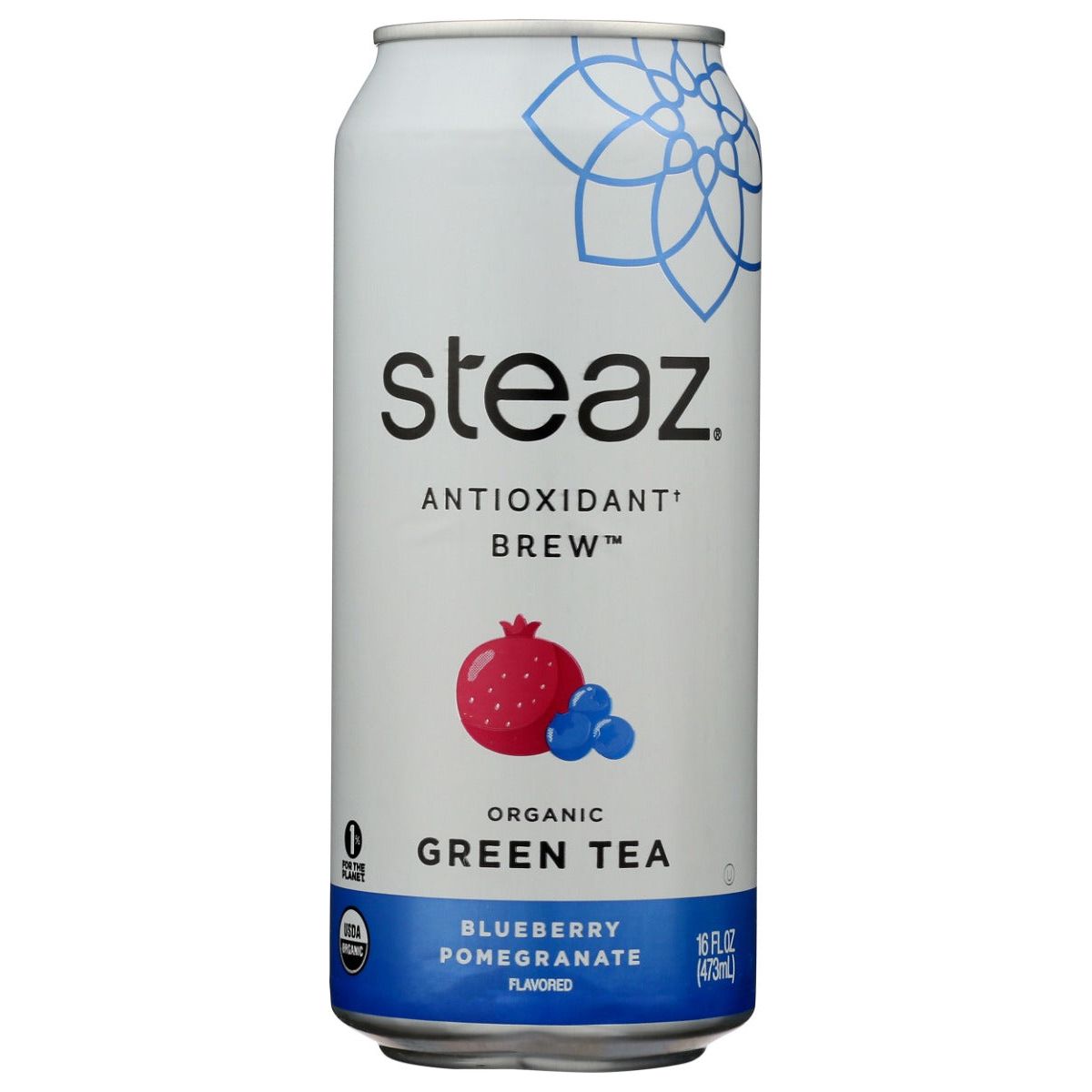 STEAZ: Blueberry Pomegranate Green Tea, 16 fo
